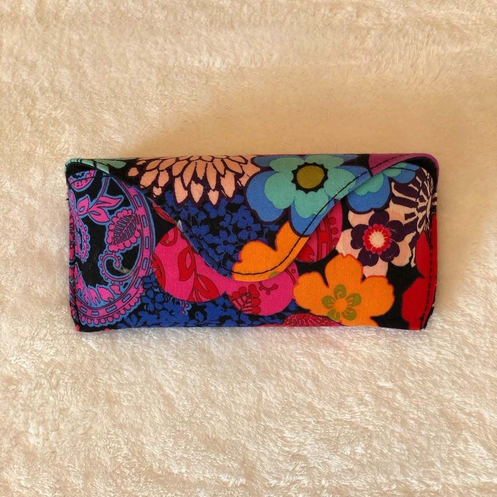 Vera Bradley flower sunglass case